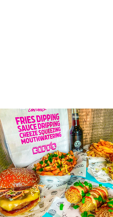 Biff's vegan delivery and takeaway